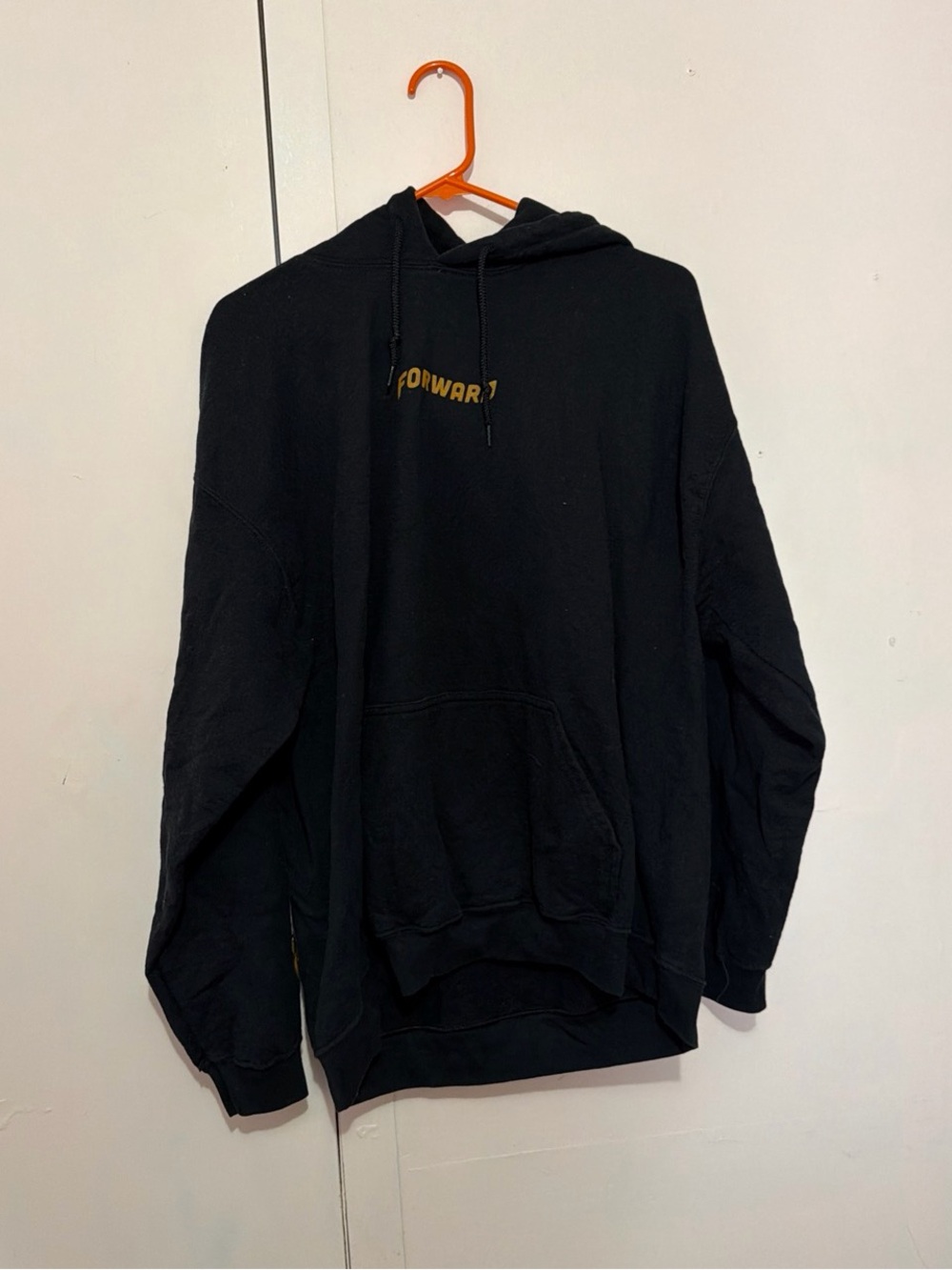 Gildan Black Hoodie with Gold 'Forward' Logo